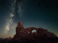 Milky Way Over Turret Arch