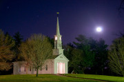 Full Moon at the Martha Mary Chapel  [8250]