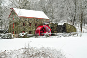 Sudbury Grist Mill in Winter [4559]