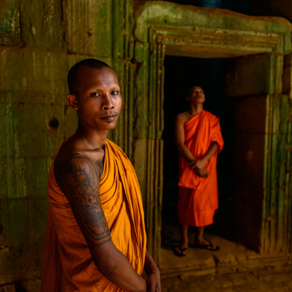 Portrait of Two Monks