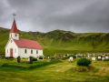 Reyniskirkja  church and Cemetery